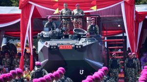 Panglima TNI Agus Subiyanto Dikukuhkan sebagai Warga Kehormatan Korps Marinir ke-49