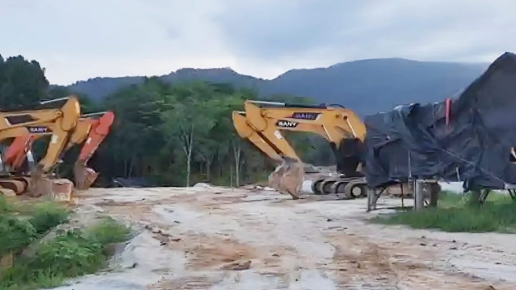 Satgas PKH Kembali Tindak Tambang Ilegal di Bangka Tengah, 9 Alat Berat Berhasil Diamankan