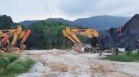 Satgas PKH Kembali Tindak Tambang Ilegal di Bangka Tengah, 9 Alat Berat Berhasil Diamankan