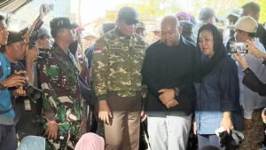 Menhan, Panglima TNI dan Titiek Soeharto Tinjau Langsung Dampak Banjir Bandang di Pidie Jaya