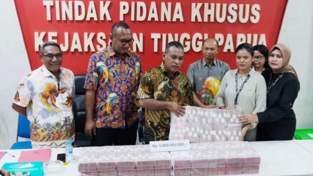 Kejati Papua Sita Uang Pengembalian Dana PON XX Papua, Total Capai Rp15 Miliar