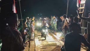 Satgas TNI Rampungkan Pembangunan Jembatan Bailey di Matang Bangka, Aceh