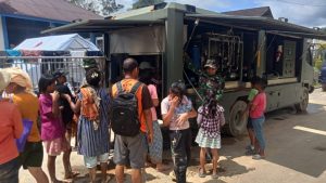TNI Operasikan Mobil RO untuk Penuhi Kebutuhan Air Bersih Pascabencana di Taput