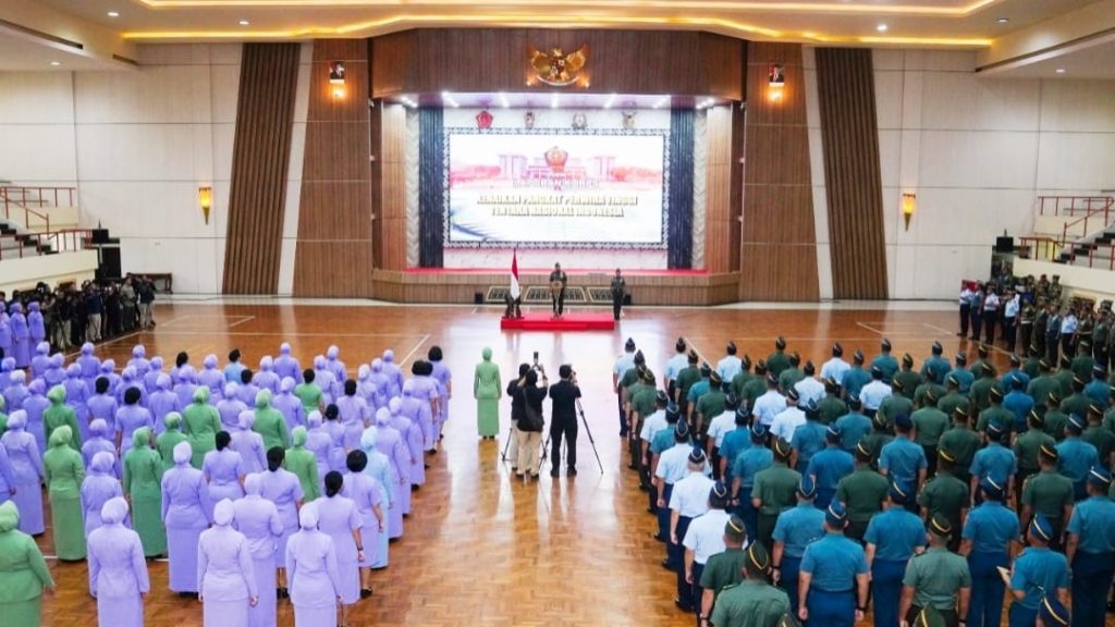 Wakil Panglima TNI Pimpin Laporan Korps Kenaikan Pangkat 139 Pati di Mabes TNI