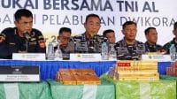 TNI AL Gagalkan Penyelundupan Dua Kontainer Rokok Ilegal Asal Kamboja di Pontianak