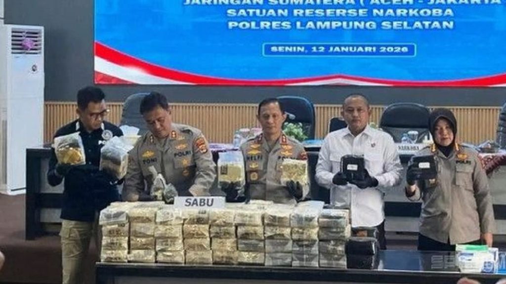 Polisi Gagalkan Penyelundupan 122 Kg Sabu Bermodus Muatan Jengkol di Pelabuhan Bakauheni