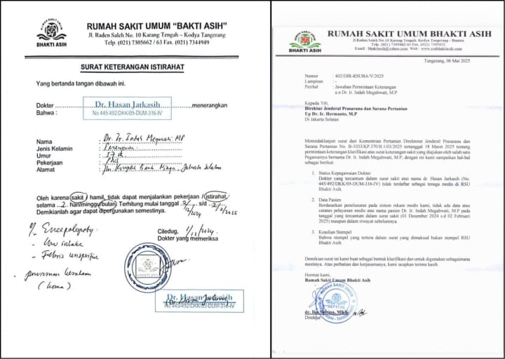Kementan Buka Klarifikasi RSU Bhakti Asih Klaim Sakit Indah Megahwati di Tengah Kasus Dugaan Korupsi Rp27 Miliar