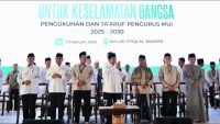 Presiden Prabowo Hadiri Munajat Keselamatan Bangsa dan Pengukuhan Pengurus MUI di Masjid Istiqlal