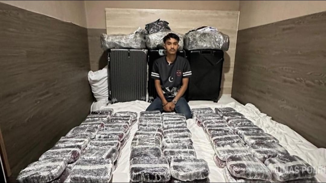 99.600 Pil Happy Five Disita, WNA Malaysia Diciduk di Kamar Hotel Dumai