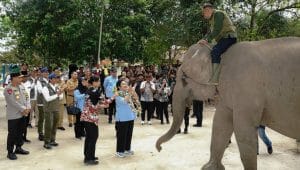 Kapolri dan Titiek Soeharto Tinjau Konservasi Gajah di Tesso Nilo, Tegaskan Pemulihan Kawasan