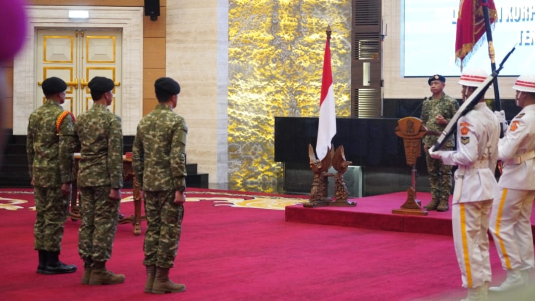 Panglima TNI Lantik Kaster TNI dan Pimpin Kenaikan Pangkat 57 Pati