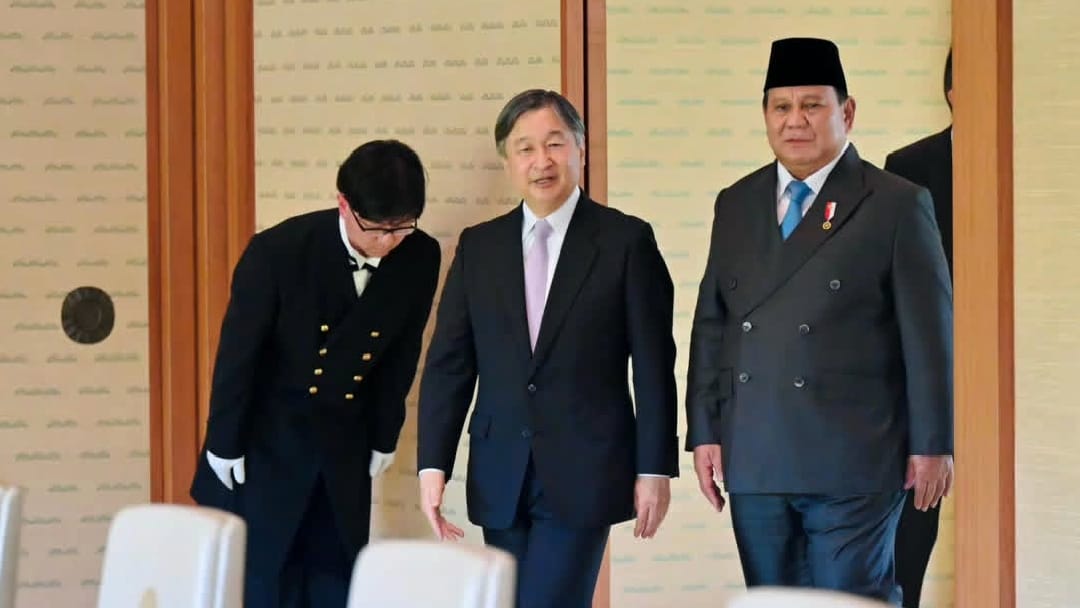 Diplomasi Hangat di Tokyo: Presiden Prabowo Temui Kaisar Naruhito dan Putra Mahkota