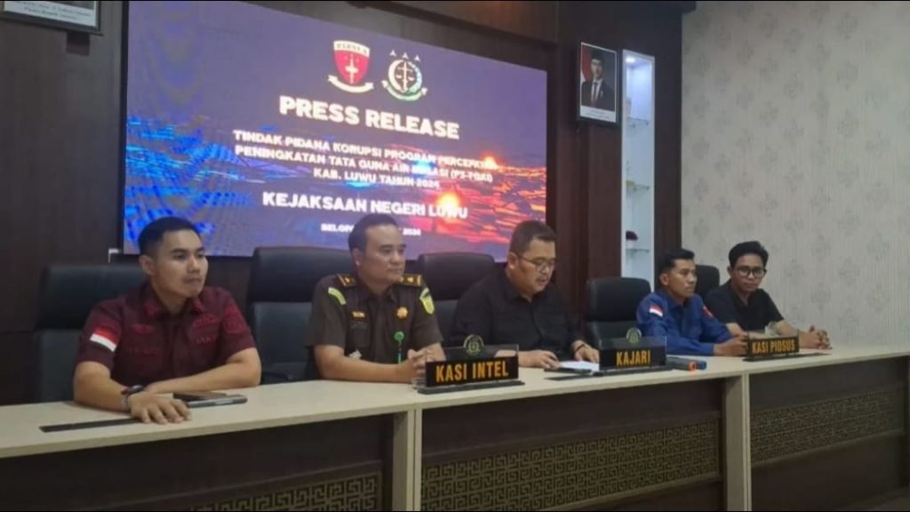 Kejari Luwu Tetapkan Anggota DPR RI dan Empat Orang Lain Tersangka Korupsi P3-TGAI