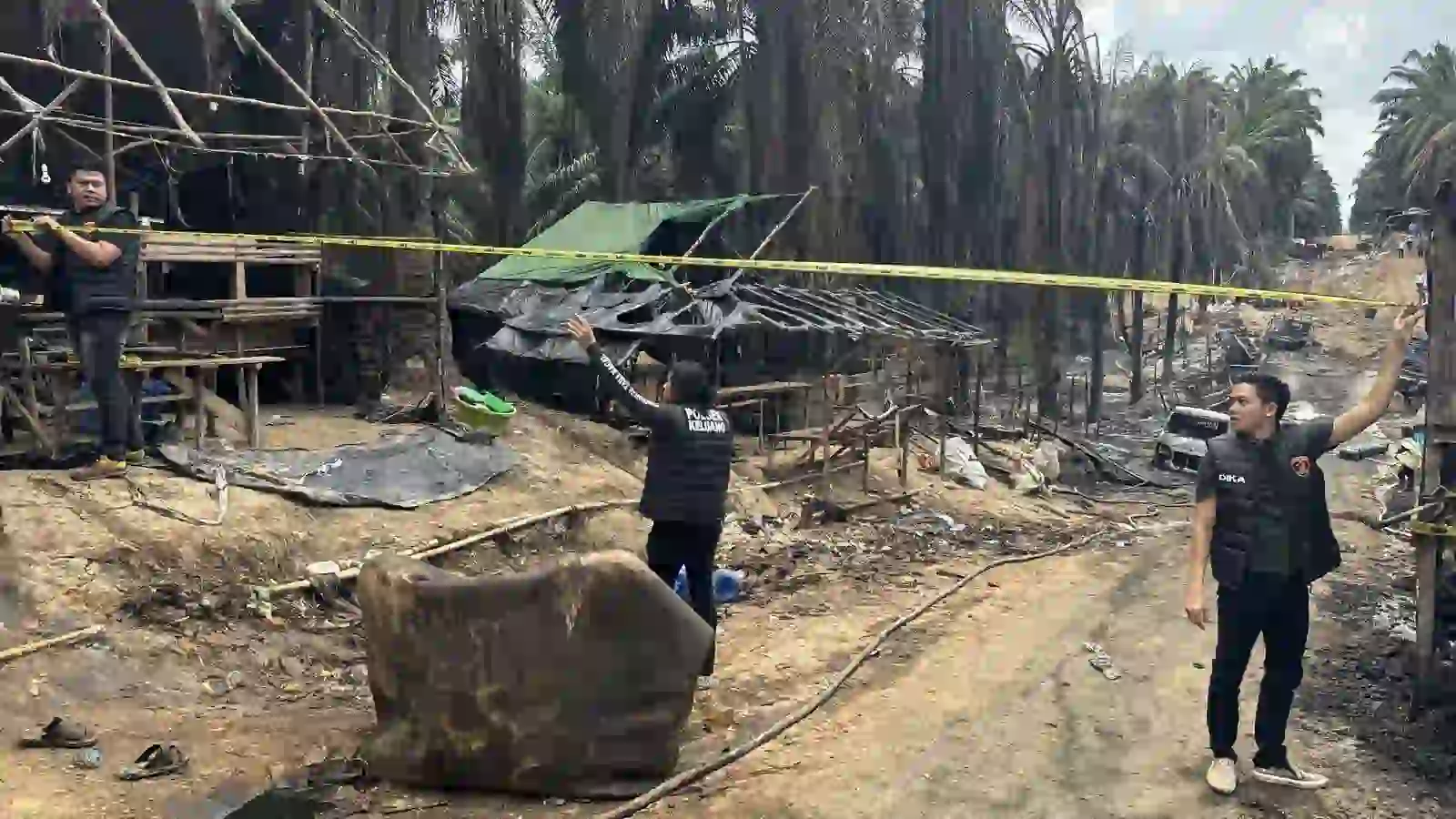 Polisi Selidiki dan Tindak Sumur Minyak Ilegal Pascakebakaran di Musi Banyuasin