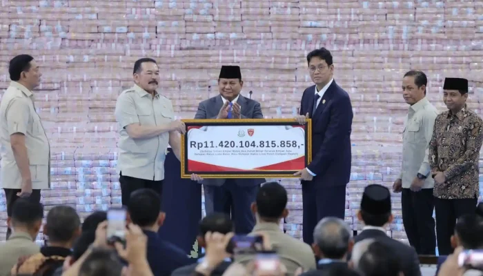 Satgas PKH Setor Rp11,4 Triliun, Presiden Prabowo Beri Apresiasi