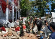 TNI Gerak Cepat Bantu Penanganan Dampak Gempa M7,6 di Sulawesi Utara