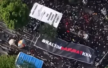 Kaltim Darurat KKN Menggema, Massa Aksi Minta Presiden Prabowo Turun Tangan