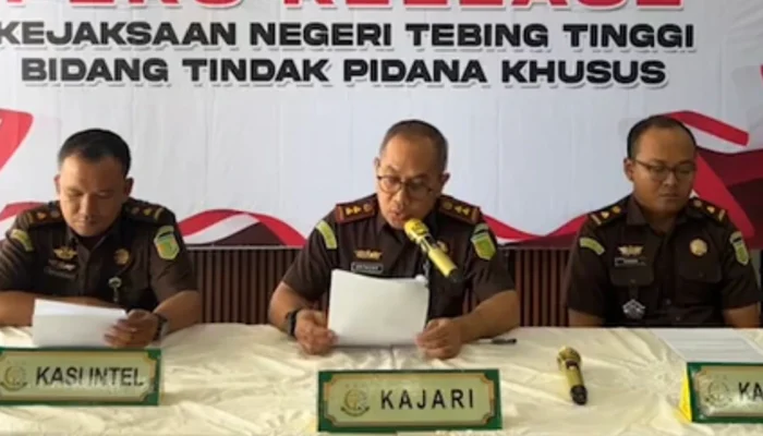 Kejari Tebing Tinggi Tetapkan Kadis dan Bendahara DLH Tersangka Korupsi Anggaran