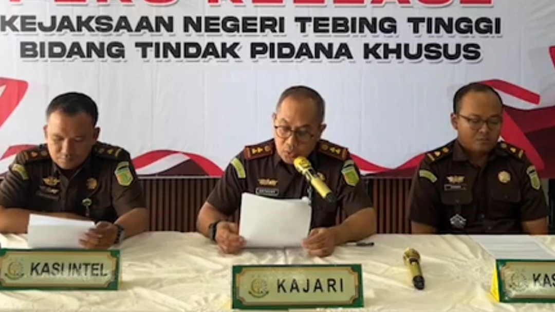 Kejari Tebing Tinggi Tetapkan Kadis dan Bendahara DLH Tersangka Korupsi Anggaran
