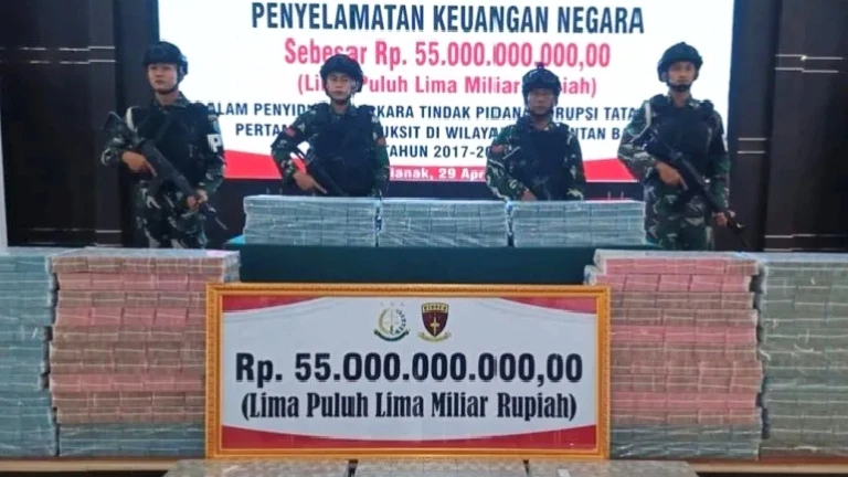 Kejati Kalbar Amankan Tambahan Rp55 Miliar dari Kasus Bauksit, Total Rp170 Miliar
