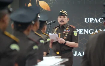 Lantik 14 Kajati dan 17 Pejabat Eselon II, Jaksa Agung Ingatkan Tak Ada Ampun Bagi Pelanggar