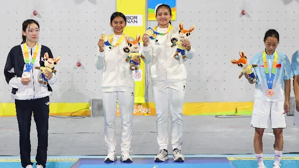 Panjat Tebing Sumbang Emas dan Dua Perak untuk Indonesia di Asian Beach Games Sanya 2026