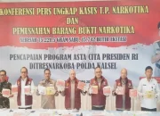 Polda Kalsel Gagalkan Penyelundupan 43,8 Kg Sabu Jaringan Fredy Pratama di Banjarmasin