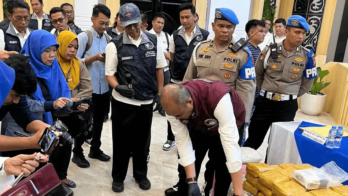 Polda Sumut Gagalkan Peredaran 202 Kg Narkoba dalam Sehari, Libatkan Jaringan Lintas Provinsi
