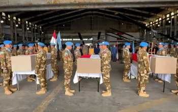 Gugur Demi Perdamaian, Tiga Prajurit TNI Dianugerahi Medali Kehormatan PBB