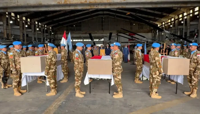 Gugur Demi Perdamaian, Tiga Prajurit TNI Dianugerahi Medali Kehormatan PBB