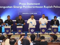 Bareskrim dan BI Musnahkan 466 Ribu Lembar Uang Palsu, 1.241 Tersangka Diamankan