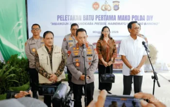 Kapolri Letakkan Batu Pertama Mapolda DIY, Usung Konsep Smart City Berbasis Data