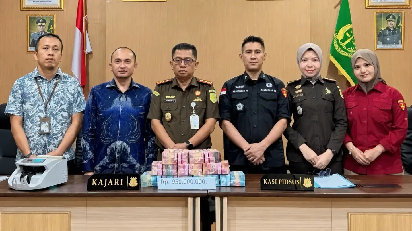 Kejari Bulukumba Terima Pengembalian Kerugian Negara Rp1,4 Miliar Kasus Korupsi Beras SPHP
