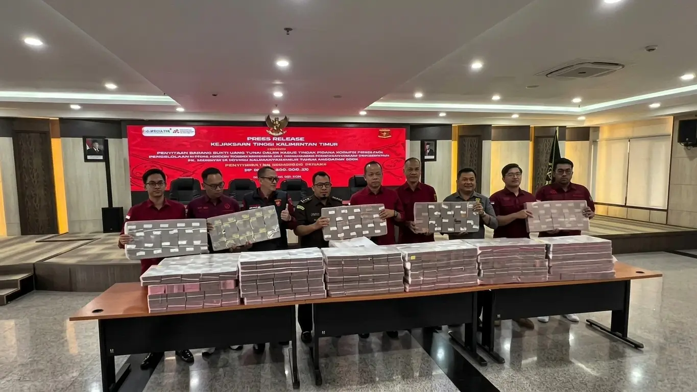 Kejati Kaltim Kembali Sita Rp57,45 Miliar dari Kasus Korupsi Lahan Transmigrasi Kukar