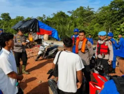 Polres Bangka Tertibkan Tambang Timah Ilegal di DAS Jada Bahrin, Puluhan Mesin Diamankan