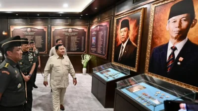 Presiden Prabowo Resmikan Renovasi Museum dan Perpustakaan Seskoad di Bandung