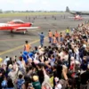 Jupiter Aerobatic Team Disambut Meriah, Ribuan Warga Padati Open Base Lanud Sjamsudin Noor