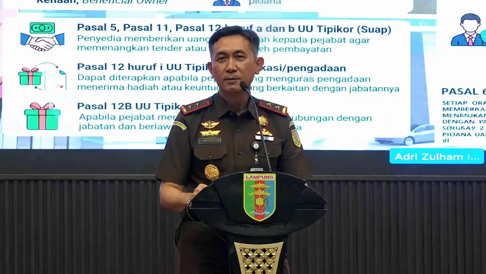 Kajati Lampung Peringatkan SPPG, Penyimpangan Tak Ditoleransi