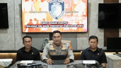 Polres Gowa Tetapkan Kadis Perkimtan AS Tersangka Korupsi Pengurusan Izin Bangunan dan TPPU