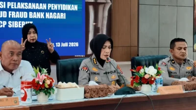 Polda Sumbar Tetapkan Tiga Tersangka Kasus Fraud Bank Nagari Siberut, Nilai Kredit Capai Rp50,3 Miliar