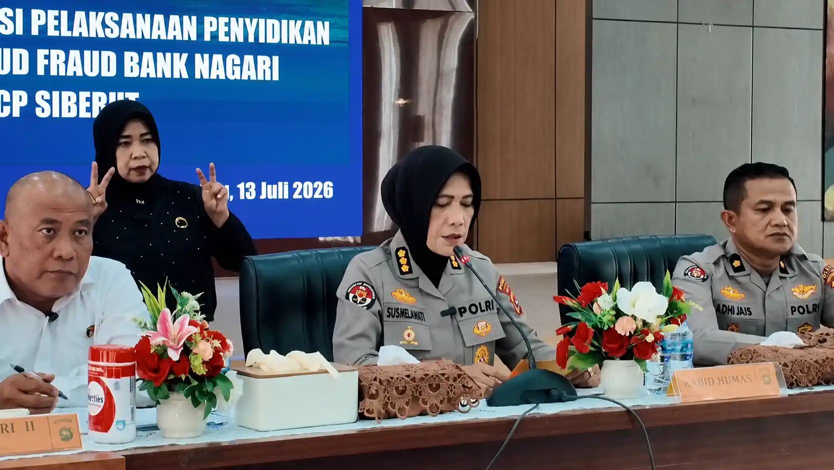 Polda Sumbar Tetapkan Tiga Tersangka Kasus Fraud Bank Nagari Siberut, Nilai Kredit Capai Rp50,3 Miliar