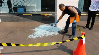 Polisi: Kaca Gedung BGN Diduga Pecah Akibat Perubahan Suhu