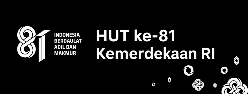 Banner HUT Ke-81 Republik Indonesia 2026