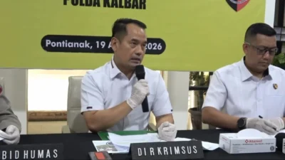Polda Kalbar Tetapkan Anggota DPRD Sintang Tersangka Tambang Emas Tanpa Izin