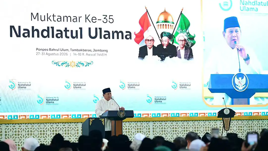 Presiden Prabowo di Muktamar NU: Indonesia Akan Bangkit dan Tak Terbendung