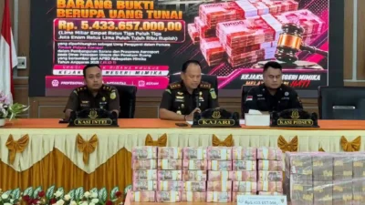 Kejari Mimika Eksekusi Uang Pengganti Rp5,43 Miliar Kasus Korupsi Aerosport