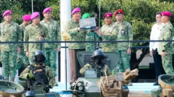 Menhan Sjafrie Serahkan 12 Kendaraan Tempur Amfibi AAV M-35 ke Korps Marinir