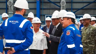 Menteri Angkatan Bersenjata Prancis Tinjau Pembangunan Kapal Selam Scorpène di PT PAL