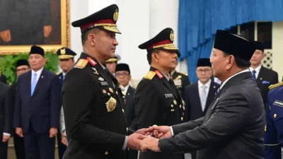 Prabowo Lantik Suyudi Ario Seto sebagai Kapolri, Wahyu Hadiningrat Jadi Wakapolri