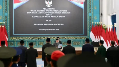 Presiden Prabowo Lantik Kristomei Sianturi sebagai Kepala BNPB